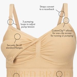 Kindred Bravely Convertible Sublime® Hands-Free Pumping & Nursing Bra
